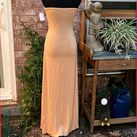 New!! Strapless Rhinestone Sky Maxi Dress Size M - Picture 4 of 11